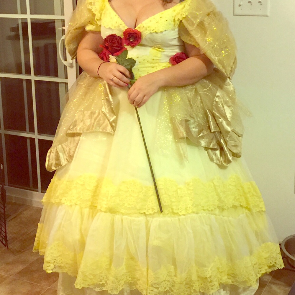 Belle Beauty & the Beast Halloween cosplay costume